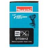 DTD201Z - Avvitatore ad Impulsi Makita DTD201Z 18V - Immagine 19