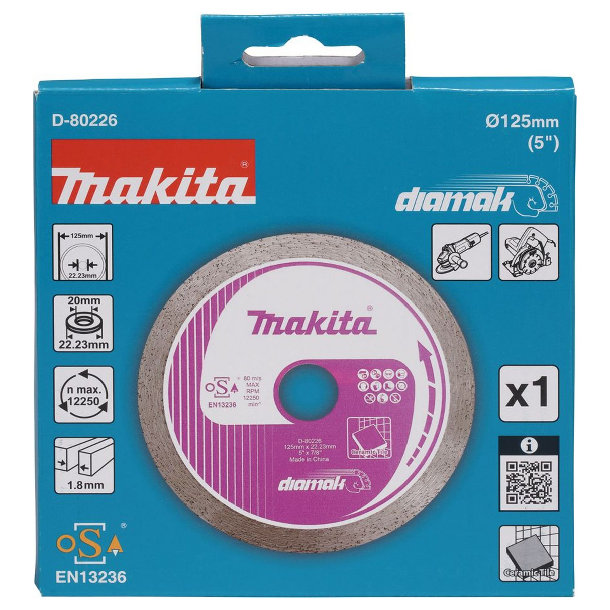 D-80226 - Tarcza diamentowa Makita D-80226 125 mm - Zdjęcie 4