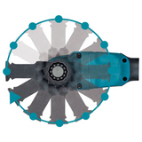 DTM53ZX1 - Utensile Multifunzione Makita DTM53ZX1 18V - Immagine 17