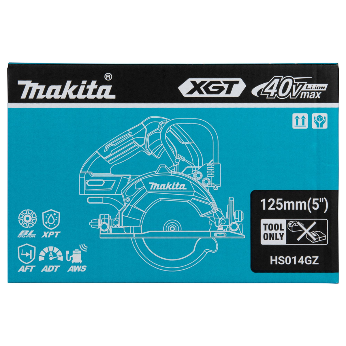 HS014GZ - Pilarka tarczowa Makita HS014GZ 40V XGT 125mm - Zdjęcie 23