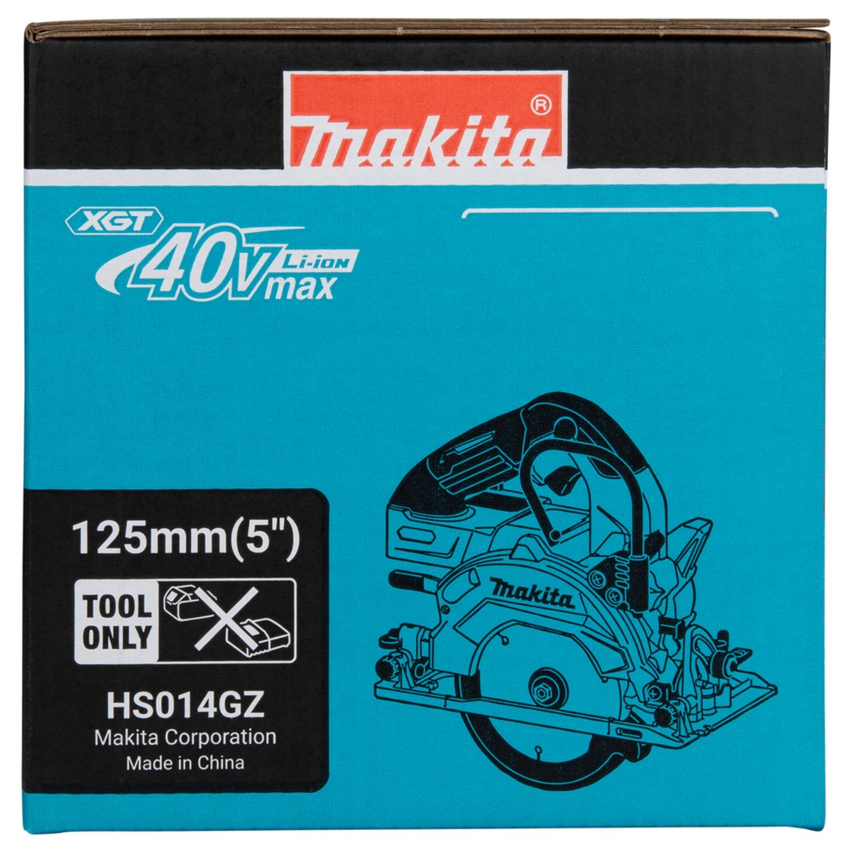 HS014GZ - Pilarka tarczowa Makita HS014GZ 40V XGT 125mm - Zdjęcie 25
