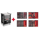U05191628 - Carrello USAG 519 RS6/3NMM Racing con Assortimento Manutenzione 495 MB 156 pz