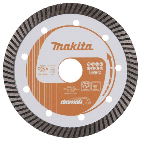 D-80167 - Tarcza diamentowa Makita D-80167 125 mm do marmuru i granitu - Zdjęcie 2