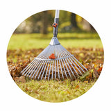 Scopa per erba regolabile Gardena in acciaio Combisystem