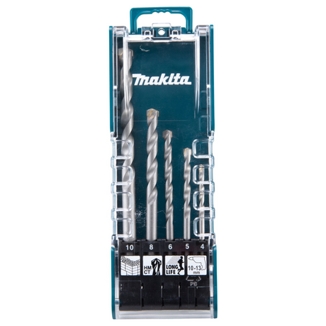 E-11536 – Zestaw 5 wierteł murarskich TCT Makita E-11536 z trzpieniem cylindrycznym – Zdjęcie 2