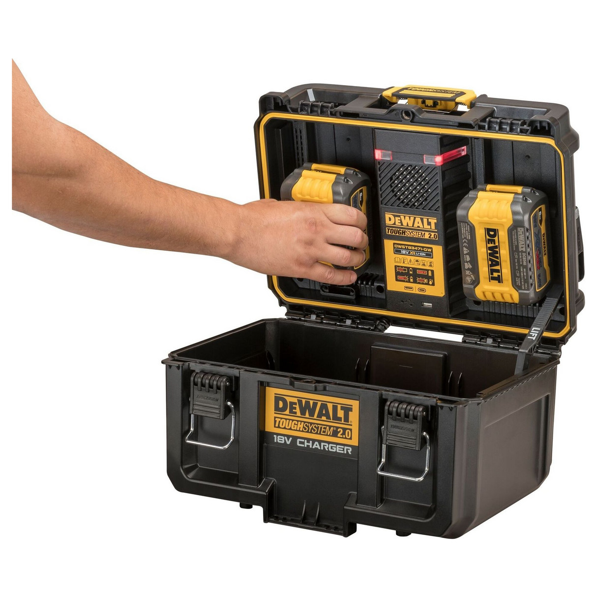 DWST83471-QW – Podwójna ładowarka akumulatorów Dewalt DWST83471-QW ToughSystem 2.0 – Zdjęcie 17