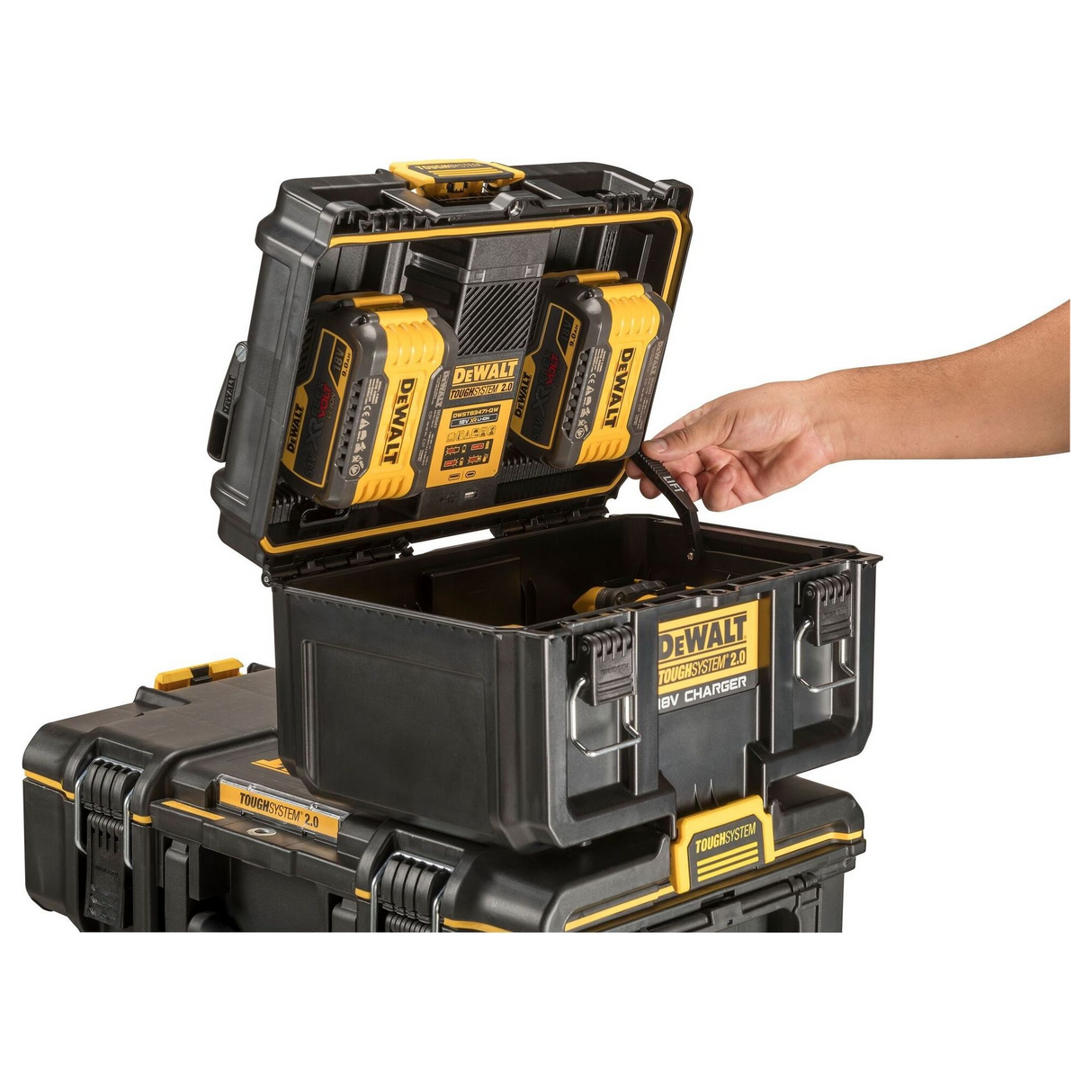 DWST83471-QW – Podwójna ładowarka akumulatorów Dewalt DWST83471-QW ToughSystem 2.0 – Zdjęcie 18