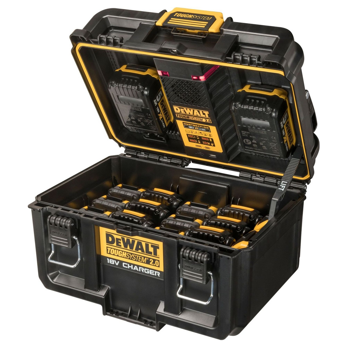 DWST83471-QW – Podwójna ładowarka akumulatorów Dewalt DWST83471-QW ToughSystem 2.0 – Zdjęcie 2