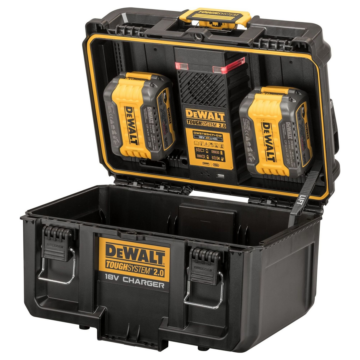 DWST83471-QW – Podwójna ładowarka akumulatorów Dewalt DWST83471-QW ToughSystem 2.0 – Zdjęcie 6
