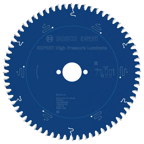 2608644355 - Tarcza tnąca Bosch Expert do laminatów wysokociśnieniowych 216 mm