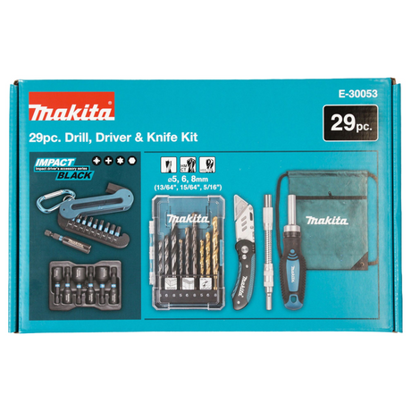 E-30053 - Makita E-30053 29-częściowy zestaw wkrętaków i wierteł - zdjęcie 3