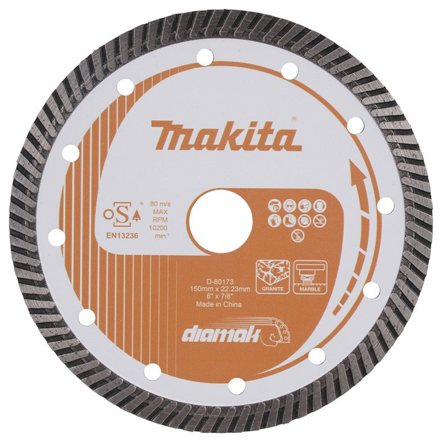 D-80173 - Tarcza diamentowa Makita D-80173 150 mm - Zdjęcie 2