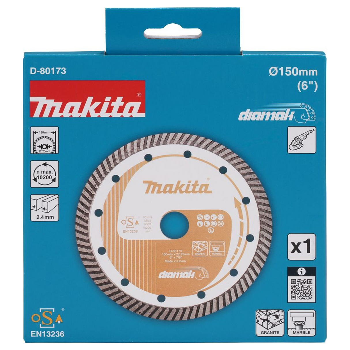 D-80173 - Tarcza diamentowa Makita D-80173 150 mm - Zdjęcie 4