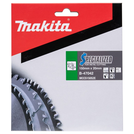 B-47042 - Tarcza pilarska Makita B-47042 Specialized TCT 150 mm 52 zęby - Zdjęcie 3