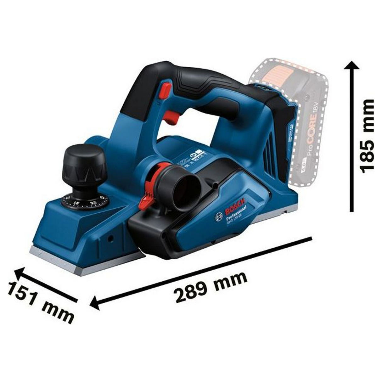 06015B5000 - Strug Bosch GHO 18V-26 PRO 18V - Zdjęcie 25