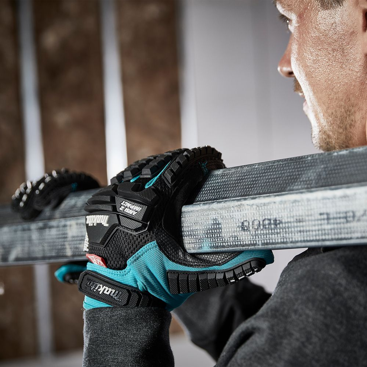 P-84470 - Rękawice robocze Makita P-84470 odporne na wstrząsy, rozmiar L - Zdjęcie 17