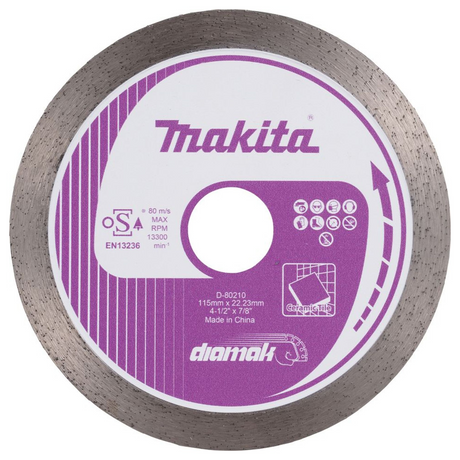 D-80210 - Tarcza diamentowa Makita D-80210 115 mm z koroną ciągłą - Zdjęcie 2
