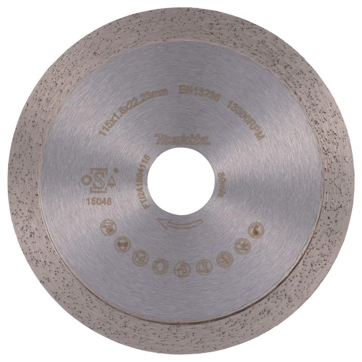 D-80210 - Tarcza diamentowa Makita D-80210 115 mm z koroną ciągłą - Zdjęcie 3