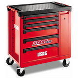 U05160097 - Carrello Porta Utensili USAG START 6 Cassetti con Cassetto Verticale