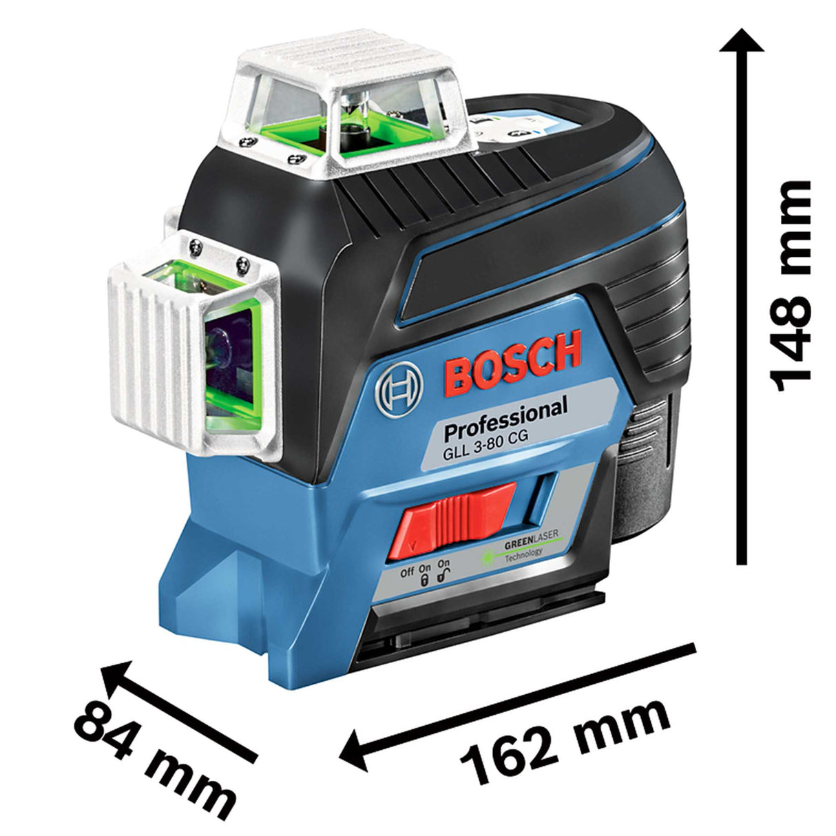 Livella laser Bosch GLL 3-80 CG Energy 12V 3Ah