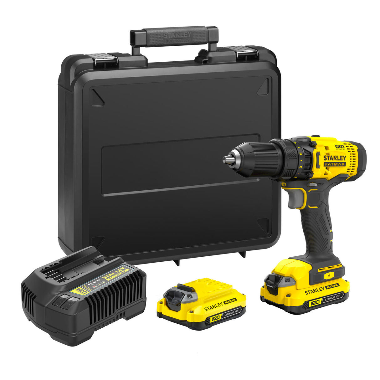 Trapano avvitatore V20 Stanley SFMCD700C2K 1.5Ah